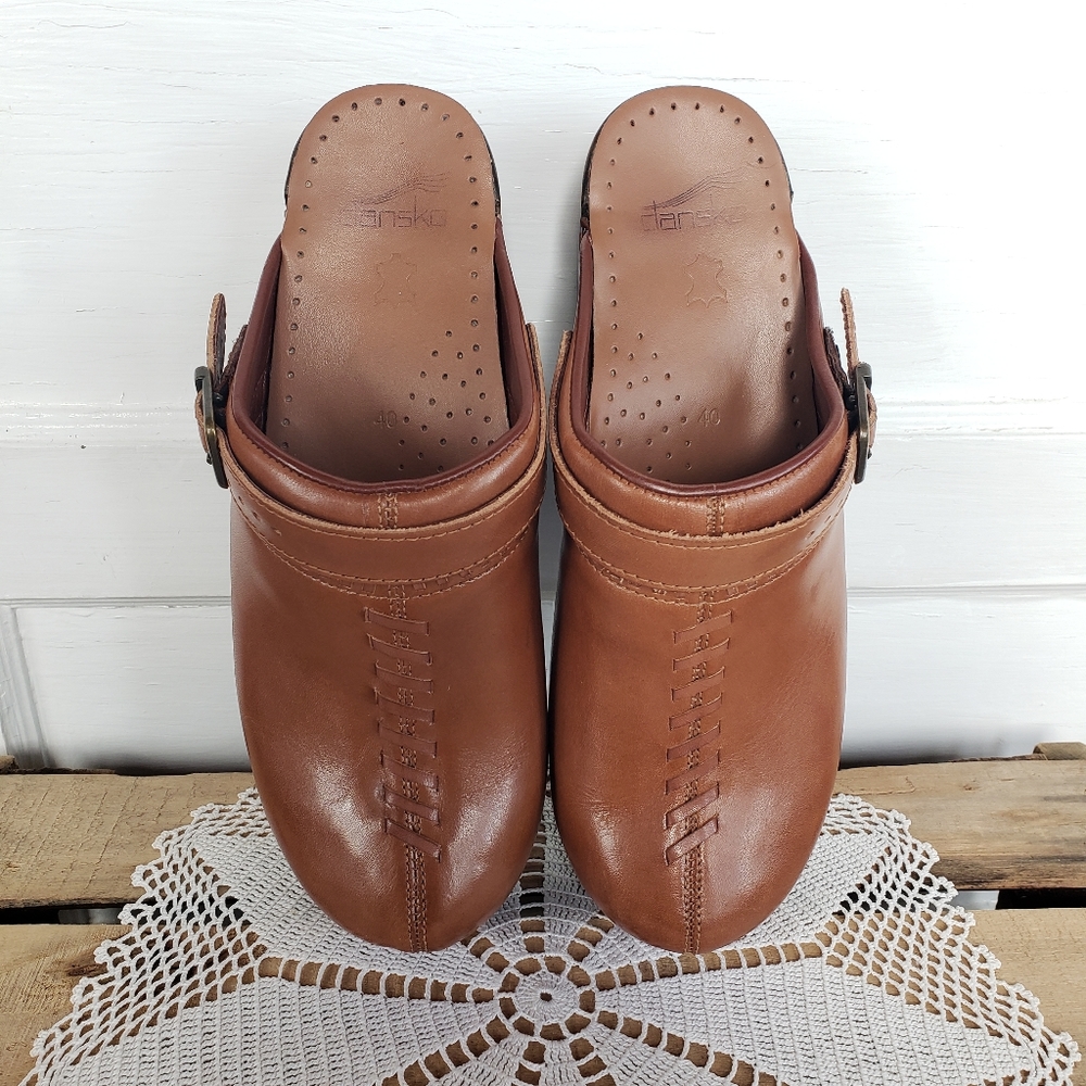 **SOLd*thankyou🌹Dansko Honey Clogs "Ingrid"▪︎Sling-back Braided Mule Slide•EU40 - Picture 9 of 15